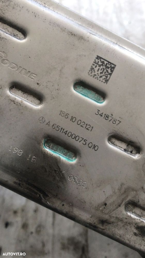 Racitor de gaze cu EGR Mercedes E class w212, C class w204 euro 5 a6511400075q10 A2C5336275 2.2 - 2