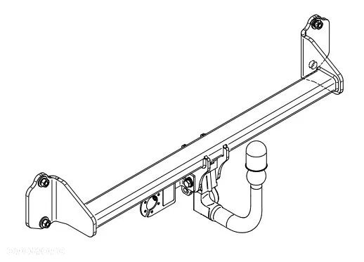 ZAPINANY HAK HOLOWNICZY Z KULĄ WYPINANĄ PIONOWO ZABEZPIECZONĄ NA KLUCZYK BMW 2 II F45 ACTIVE TOURER - 10