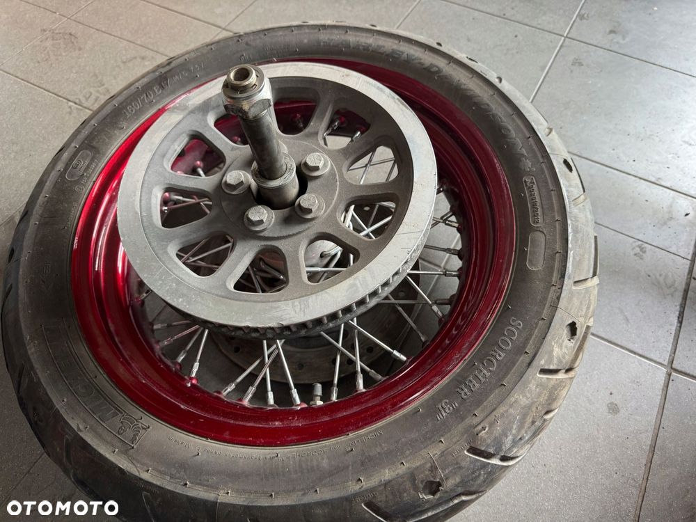 koło felga pulley pasowe komplet harley davidson 17 x 4,5 dyna street bob - 3
