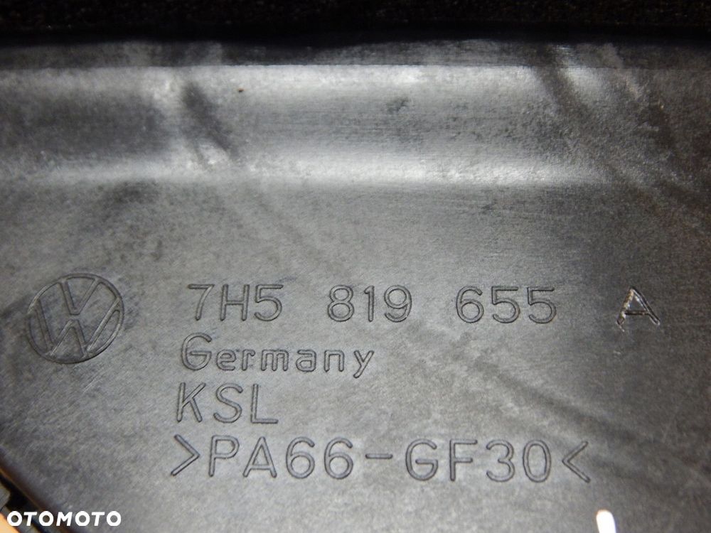 vw t5 przewód kanał webasto dolot kierownica powietrza 7h0819381b 7h519655a - 5