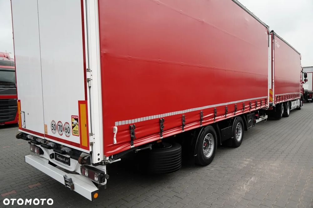 DAF XF 480 / ZESTAW TANDEM / 120 M3 / PRZEJAZDOWY / 6x2 / OŚ PODNOSZONA / WIELTON / SAF 2021 R - 10