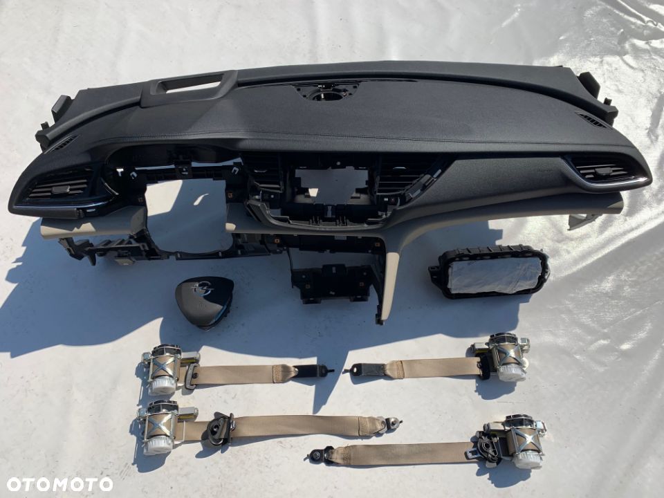 OPEL INSIGNIA B DESKA KONSOLA KOKPIT PULPIT PÓŁKA PARAPET AIRBAG PODUSZKI AIR BAG PASY PAS Head Up ! DASHBOARD HeadUp - 2