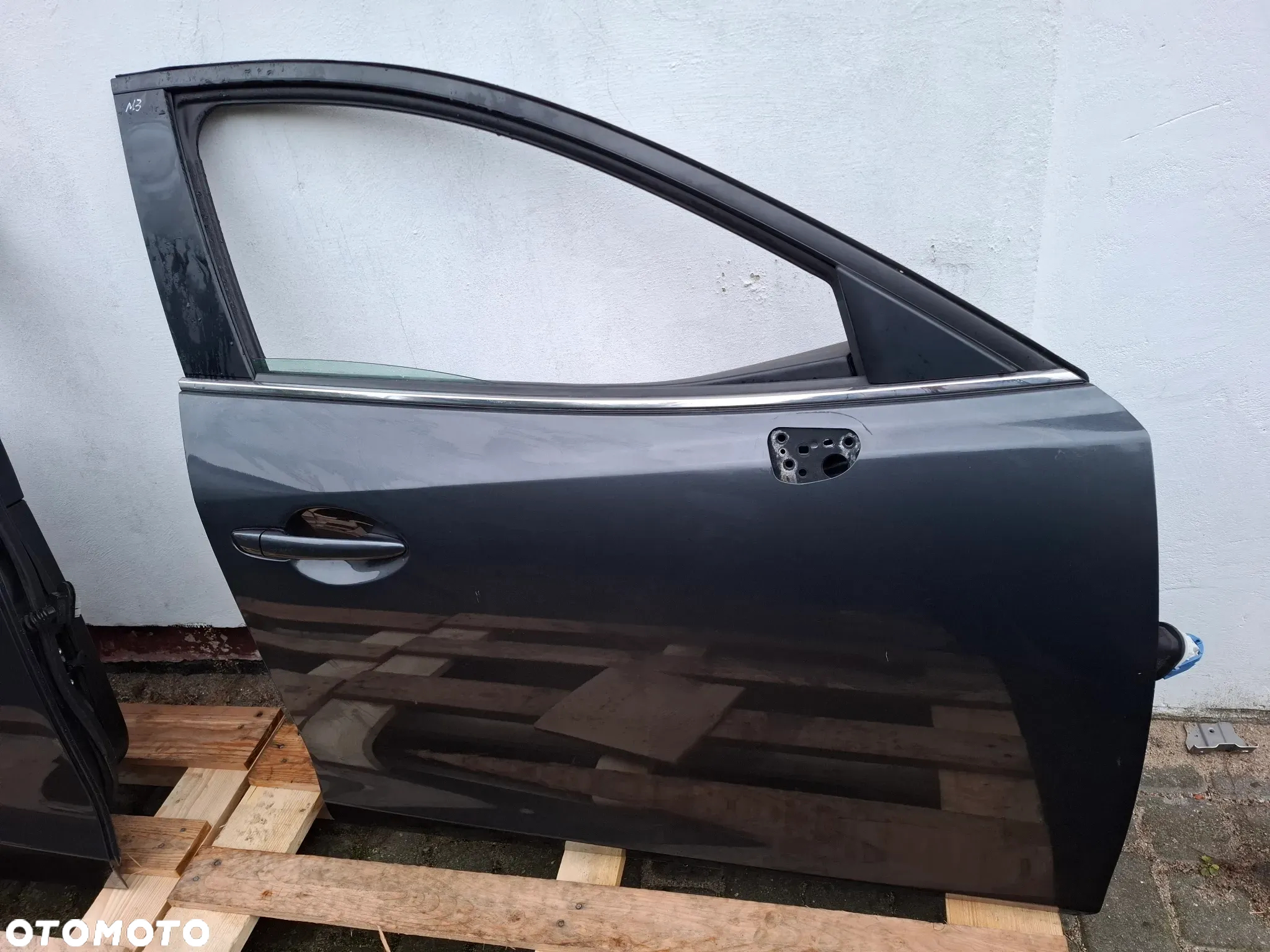 MAZDA 3 BM 13-18 DRZWI PRZENIE PRAWE TYLNE PRAWE 42A szare prawa strona - 7