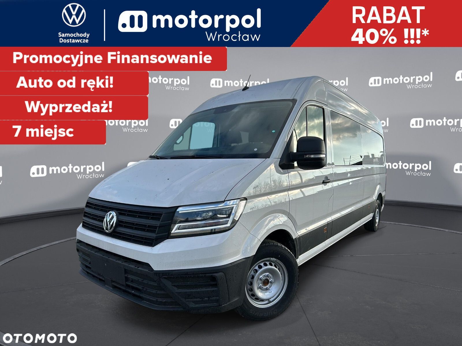 Volkswagen Crafter 35 Brygadówka/Furgon AUTOMAT (ZVG) L4H3, 2.0BiTDI 177KM, 4490 mm, Wysoki dach - 1