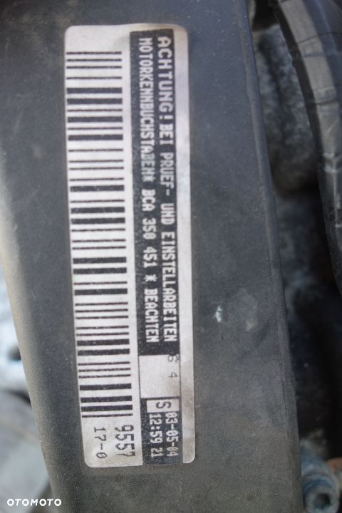 SILNIK AUDI VOLKSWAGEN BCA 350 451 1.4 BENZYNA 16V - 3