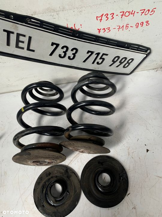 SPRĘŻYNY ZAWIESZENIA TYLNE ŻÓŁTE GUMY BMW E46 - 3