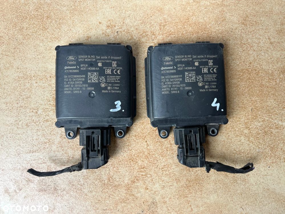 MODUŁ RADAR MARTWEGO POLA LEWY PRAWY TYŁ FORD FOCUS MK4 KOMBI NC6T-14C689-AA - 1