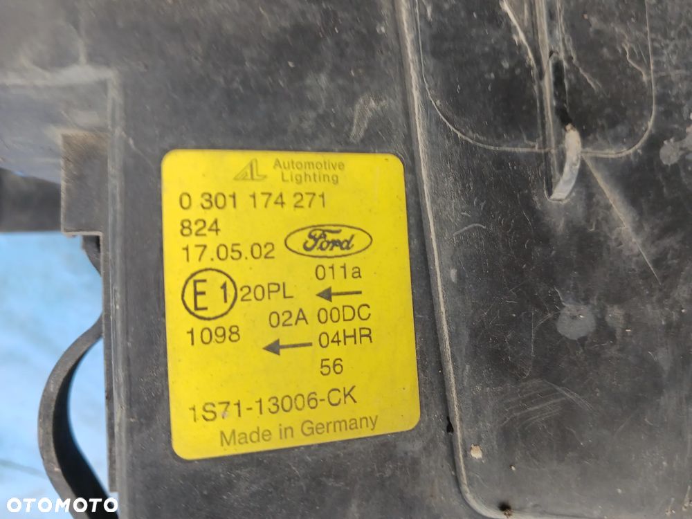 Lampa przód Ford Mondeo MK3 3 mk III REFLEKTOR XENON Kompletny przetwornica żarnik - 10