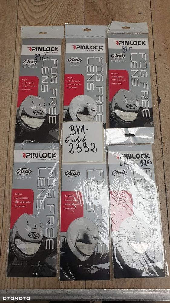 Pinlock Arai folia przeciw parowaniu szyby kasku - 1