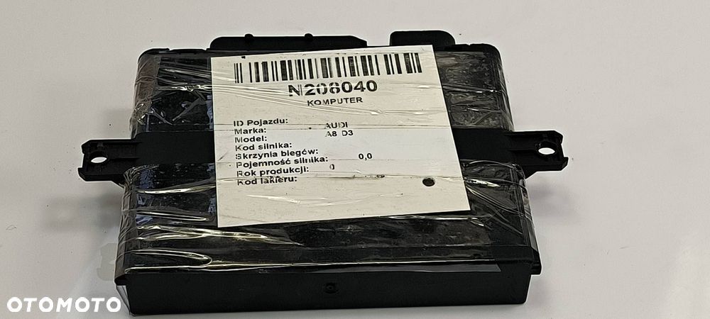 KOMPUTER AUDI A8 D3 4E0909131 - 3