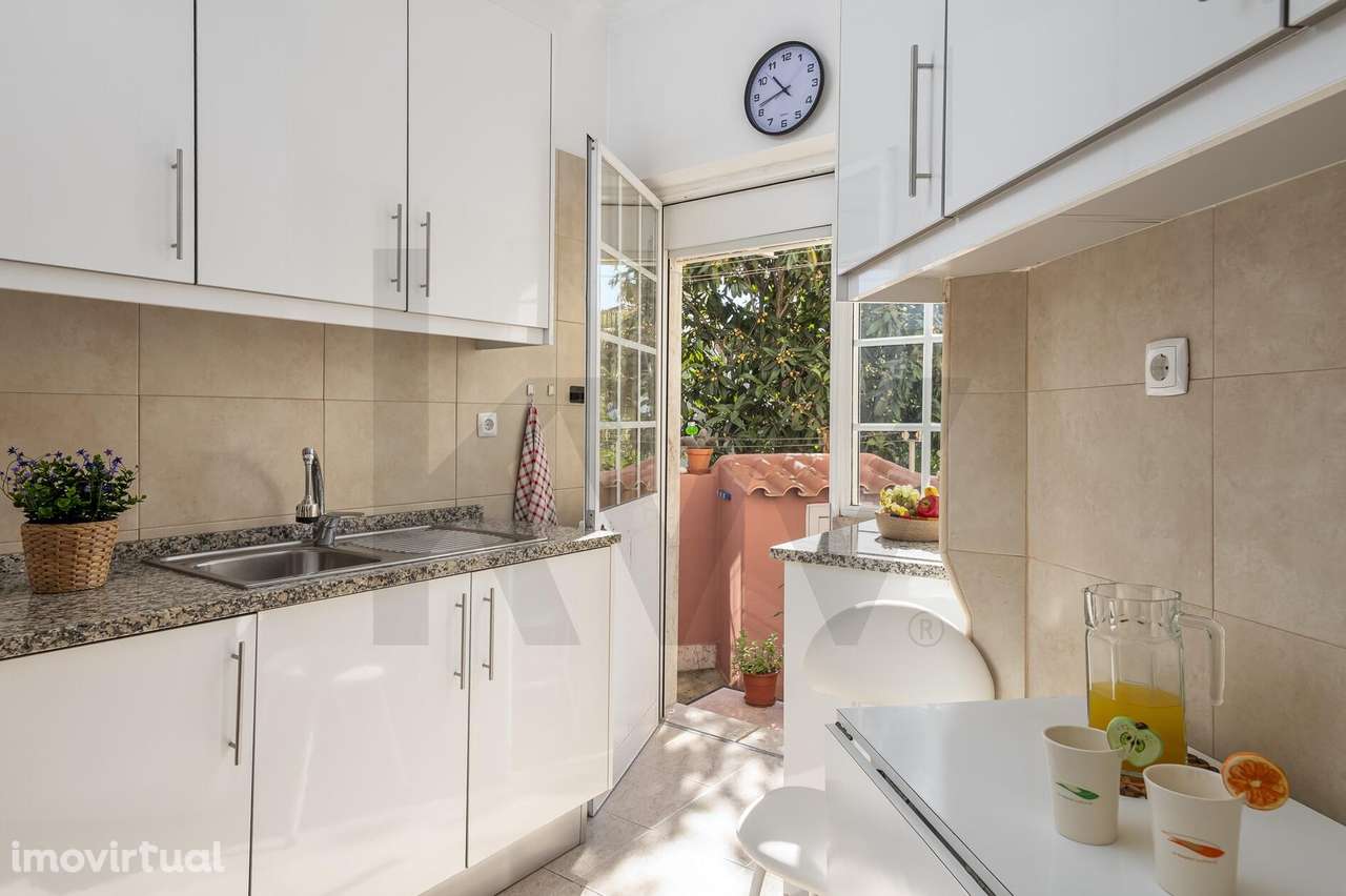 To Ajuda / Belém Remodelado com logradouro vista espaços verdes - Grande imagem: 3/20