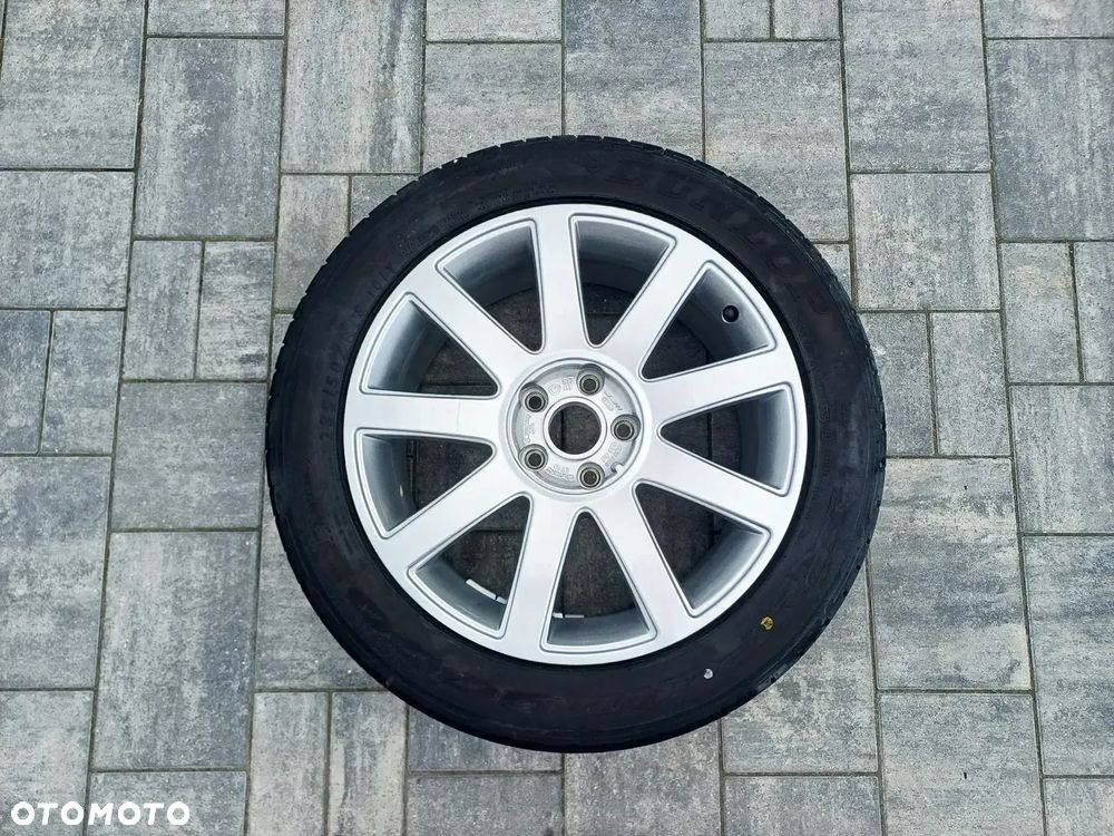 FELGA ALUMINIOWA AUDI S-LINE R18 5X112 ET43 8Jx18H2 4E0601025AB OPONA DUNLOP R18 235/50 LATO NR22 - 1