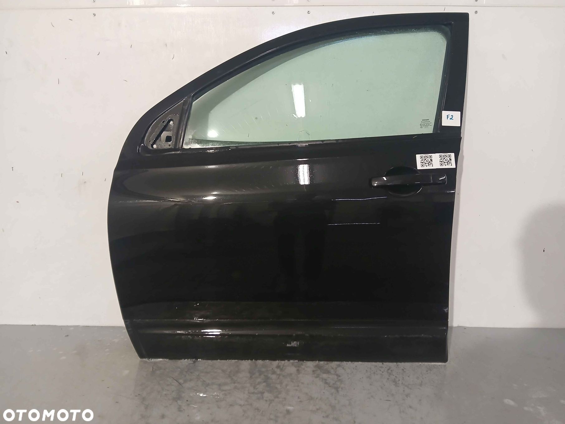 + DRZWI PRZÓD PRZEDNIE LEWE NISSAN QASHQAI J10 Z11G CZARNY - 1