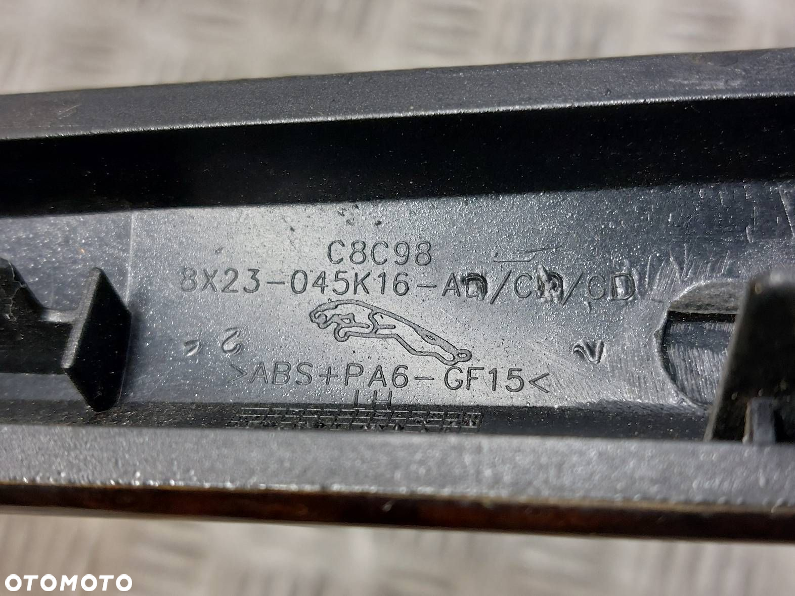 PRZEŁĄCZNIK AWARYJNYCH DEKOR KOKPITU JAGUAR XF X250 8X23-045K16-AD - 7