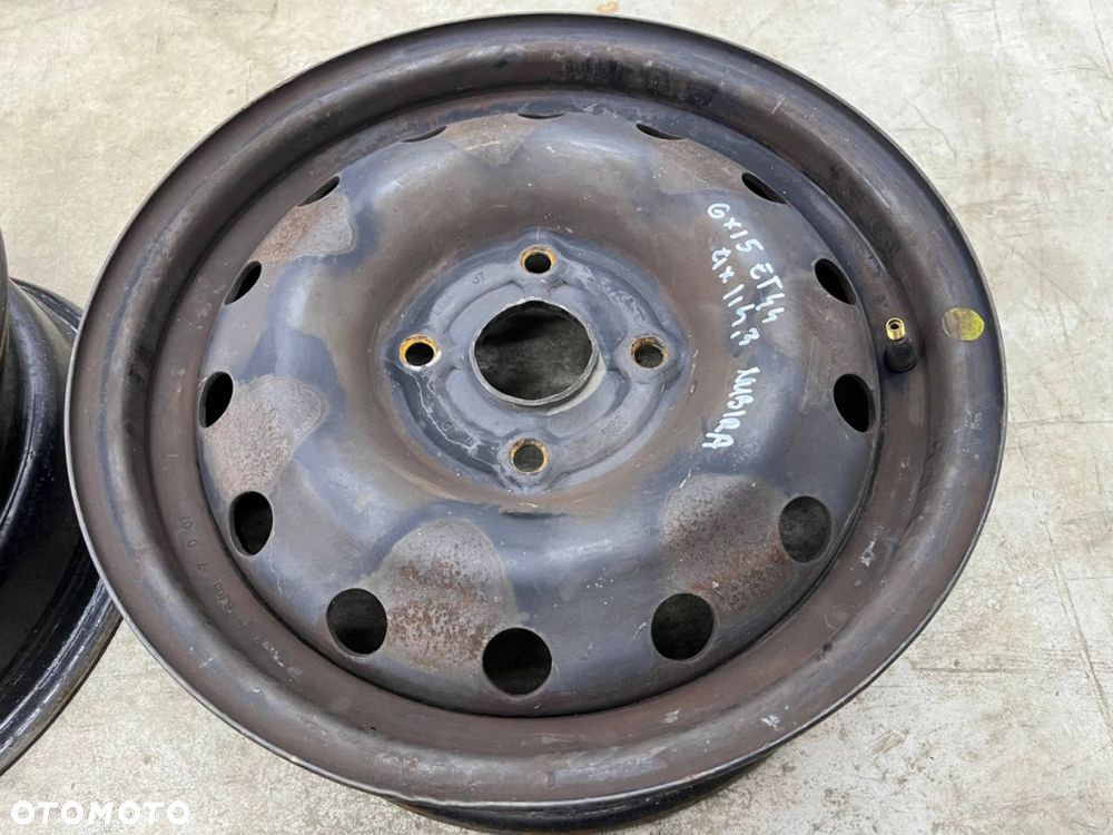 Felgi stalowe Chevrolet Nubira III J200 Lacetti 05-12r. Tacuma Rezzo 15 cali 6jx15 ET44 4x114,3 KPL - 13