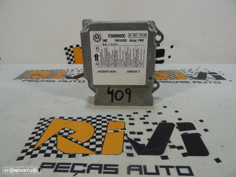 Centralina De Airbags Volkswagen Touran (1T1, 1T2)  1T0909605d / 1T0 9 - 1