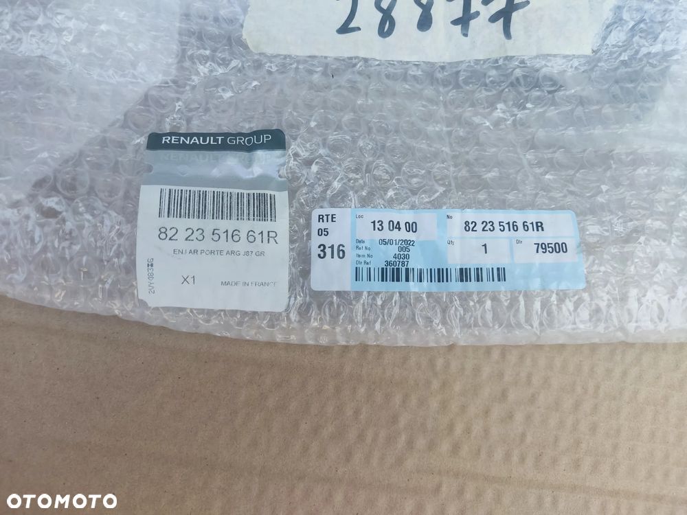 RENAULT CAPTUR I 13- LISTWA DRZWI LEWY TYŁ 822351661R - 2