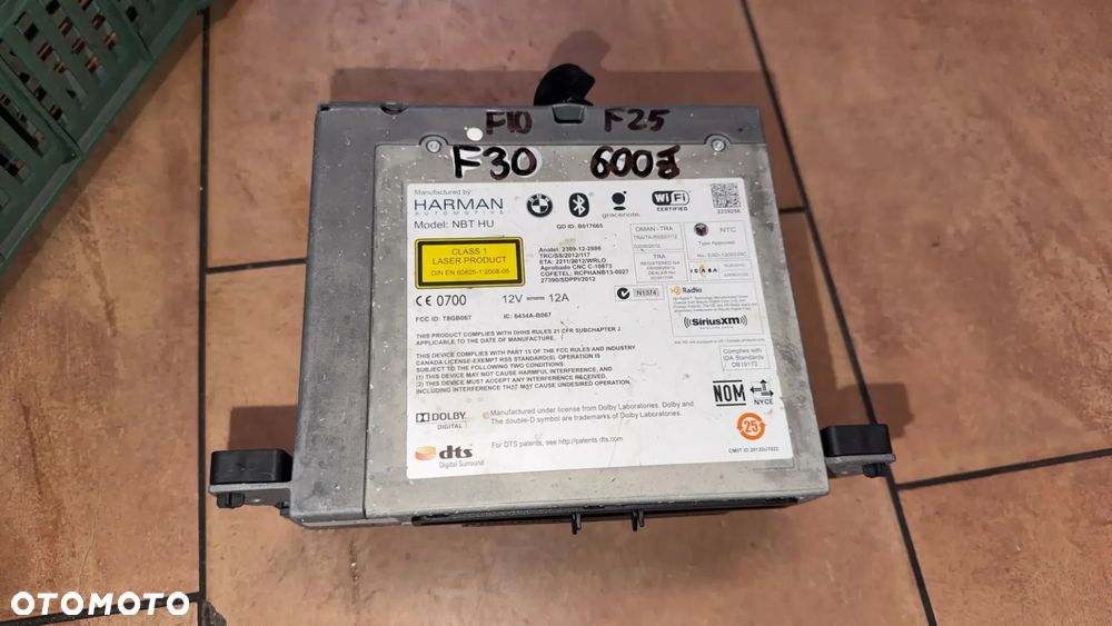RADIO Z NAWIGACJĄ BMW F10 F25 F30 9365767 - 2