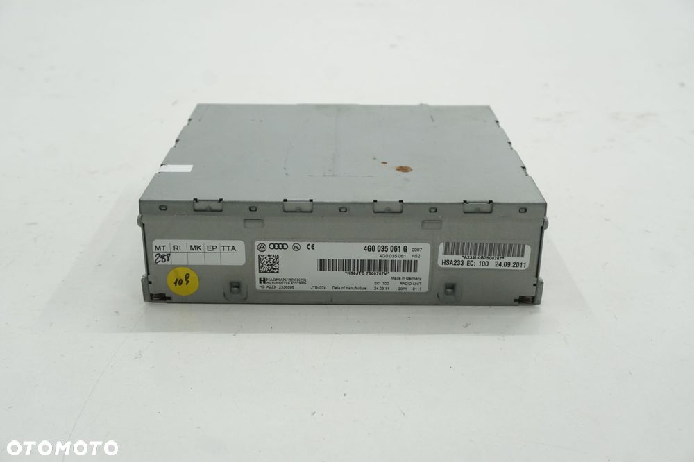 AUDI A6 C7 11R MODUŁ TUNER RADIA 4G0035061G - 1