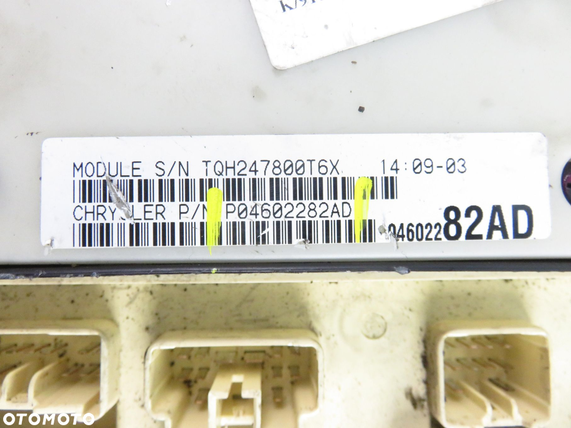 BSI CHRYSLER 300M (LR) 2.7 V6 24V - EER 04602282AD P04602282AD - 8