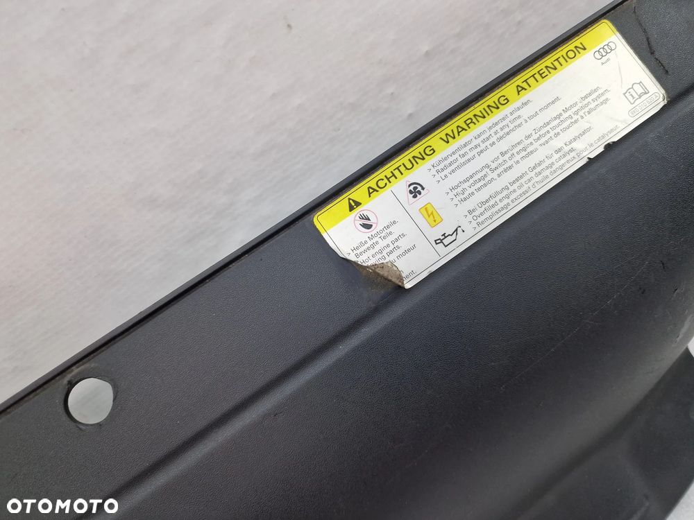 AUDI A4 B8 LIFT 11- 8K0 OSŁONA / NAKŁADKA PASA PRZEDNIEGO PRZÓD , NR 8K0807081D , NR AUKCJI OP83 OP83A - 6