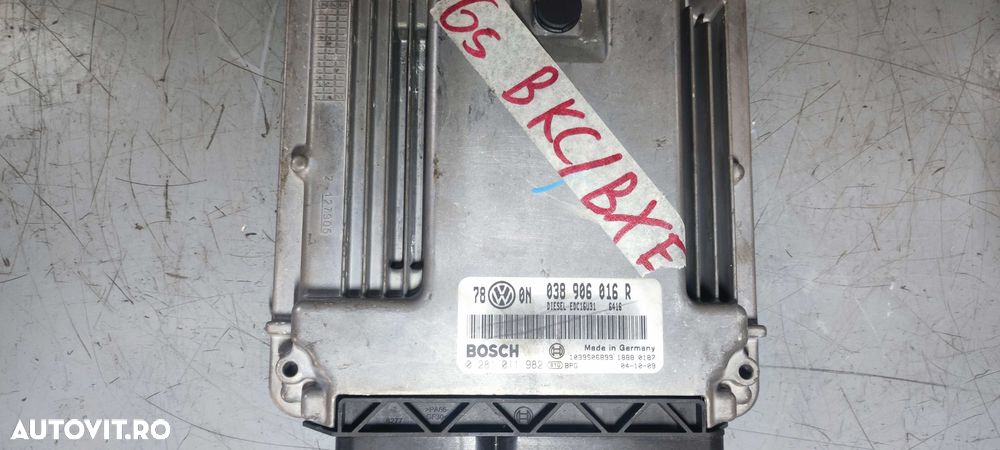Ecu volkswagen vw golf 5 2.0 BKC BXE cod 038906016R - 4
