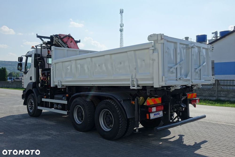 Renault KERAX 440 6X4 / MANUAL / WYWROTKA / DWUSTRONNA / KLAPO-DRZWI / HYDROBURTA / HDS FASSI F215C - 11