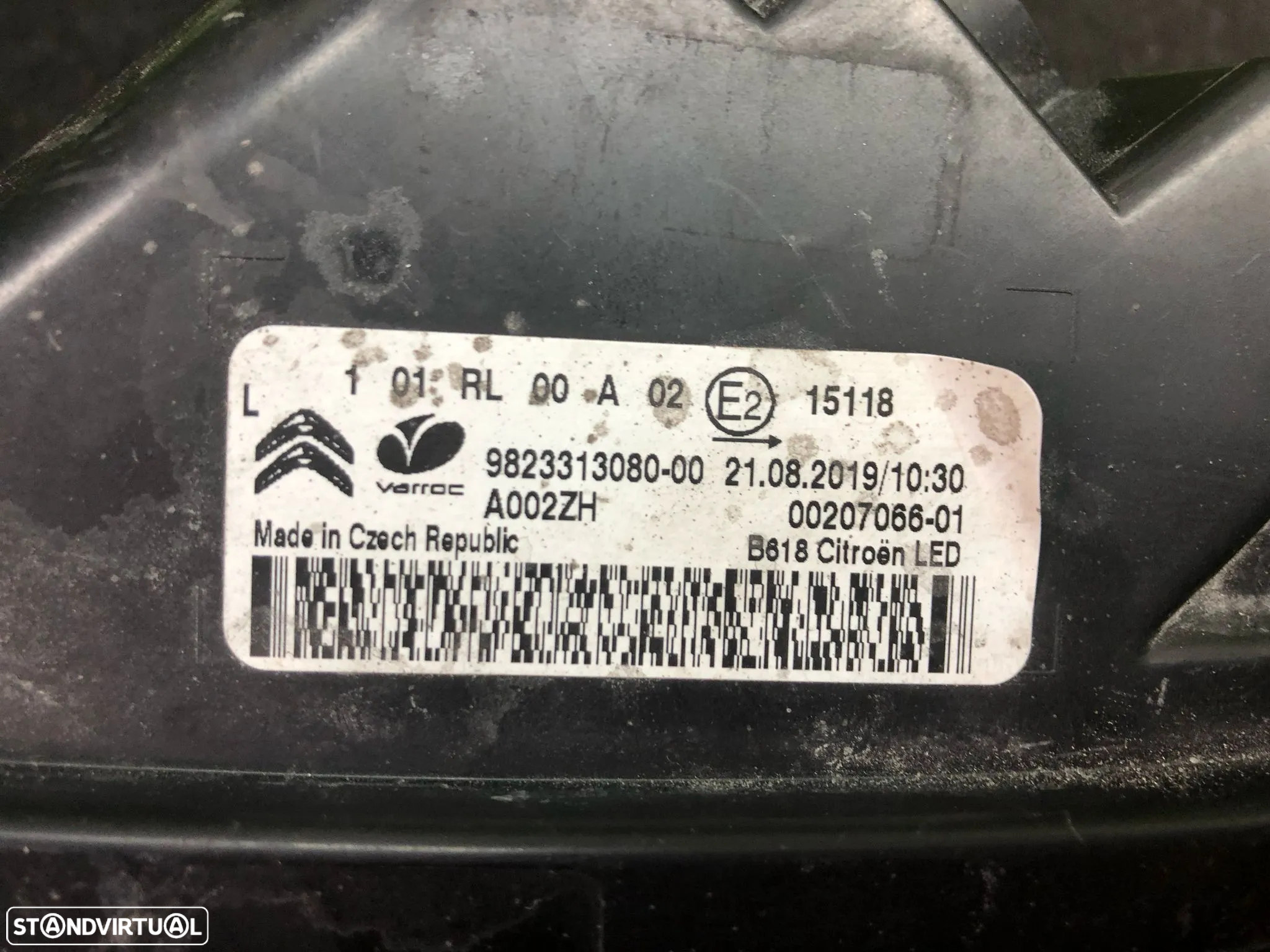 CITROEN C3 III FAROL DIURNO ESQUERDO - FF682 - 7