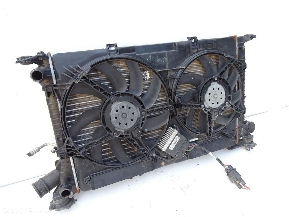 KPL CHŁODNIC INTERCOOLER + WENTYLATORY 8K0959501G 2.0 TDI AUDI A6 C7 - 6