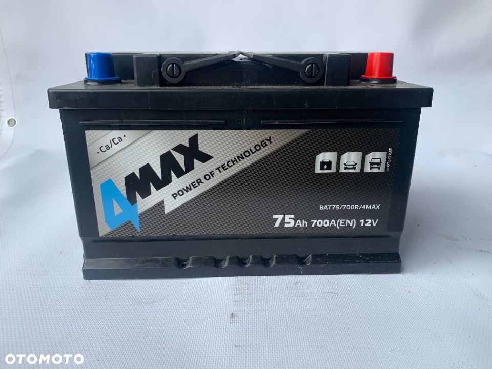 Nowy Akumulator Rozruchowy 4MAX 12V 75Ah/700A - 2