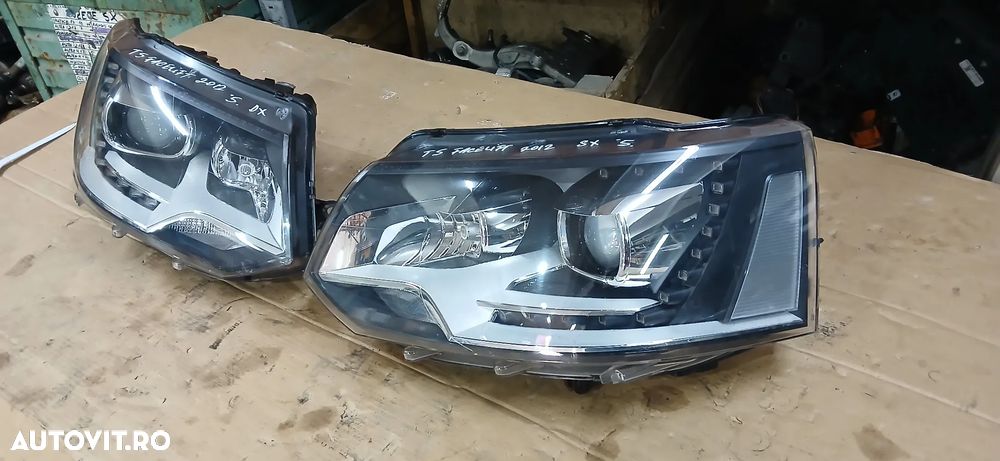 Far stanga bixenon Vw T5 facelift 2012 - 5