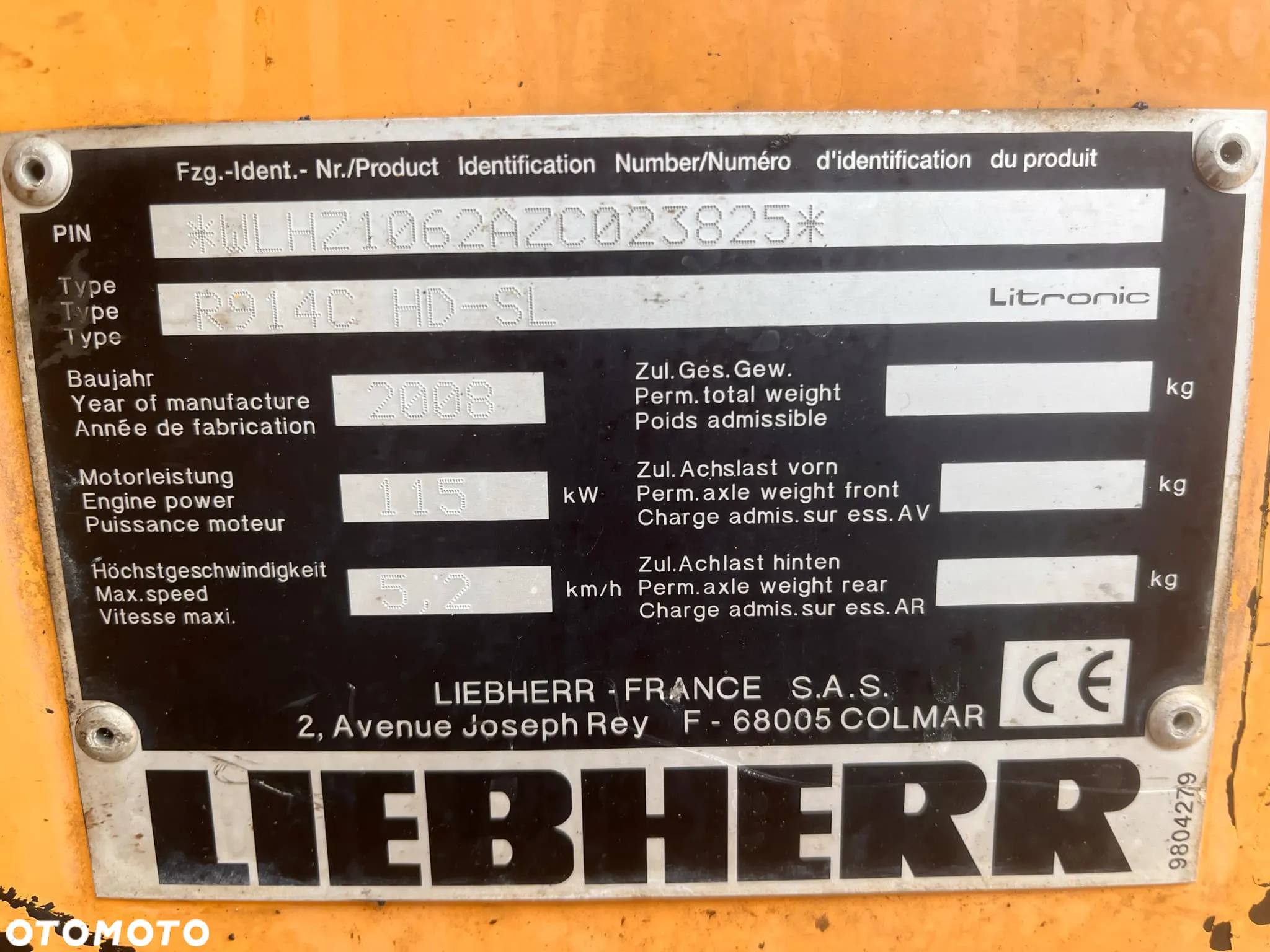 Liebherr 914 - 8