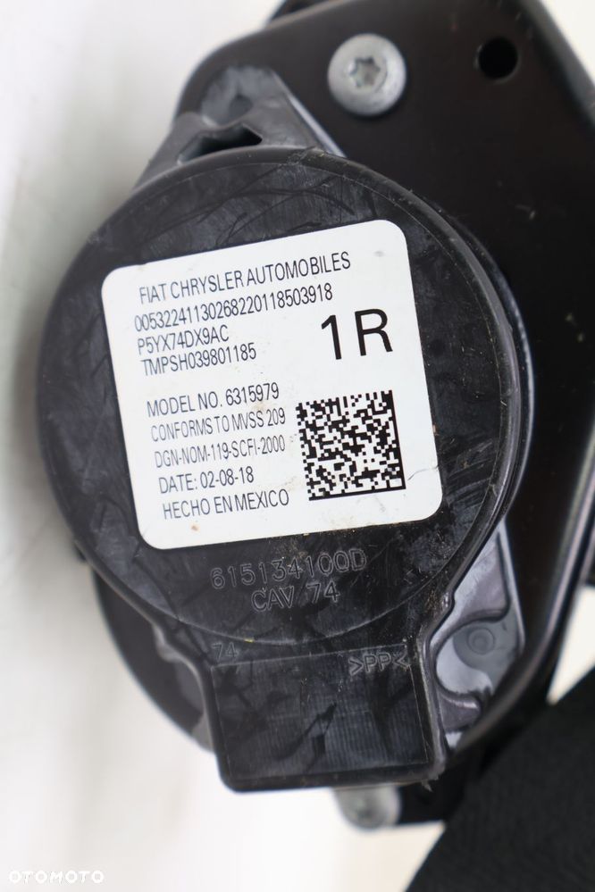 JEEP COMPASS II 17- PAS BEZPIECZEŃSTWA PRAWY PRZÓD 640985600, P5YX74DX9AC, 631763000 - 3