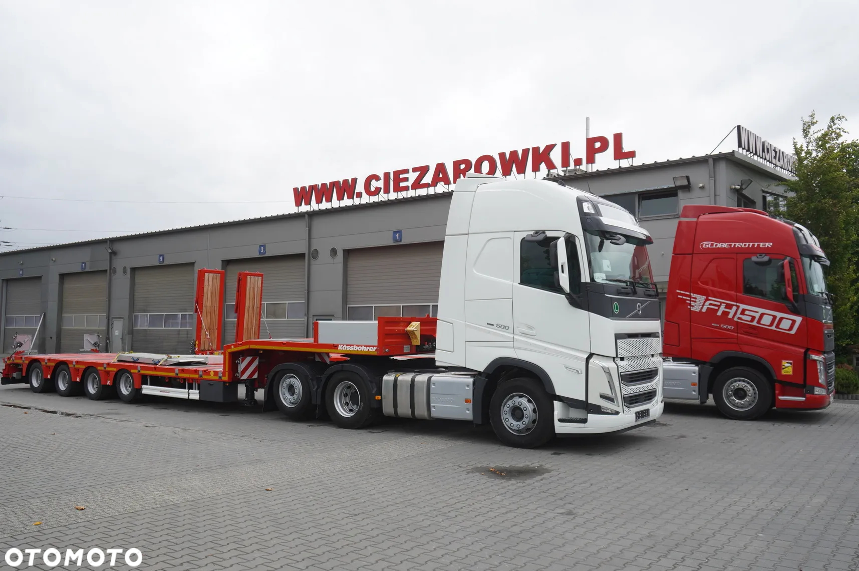Volvo FH 500 / FABRYCZNIE NOWA NACZEPA niskopodwoziowa Kässbohrer LB3E / 500 KM - 7