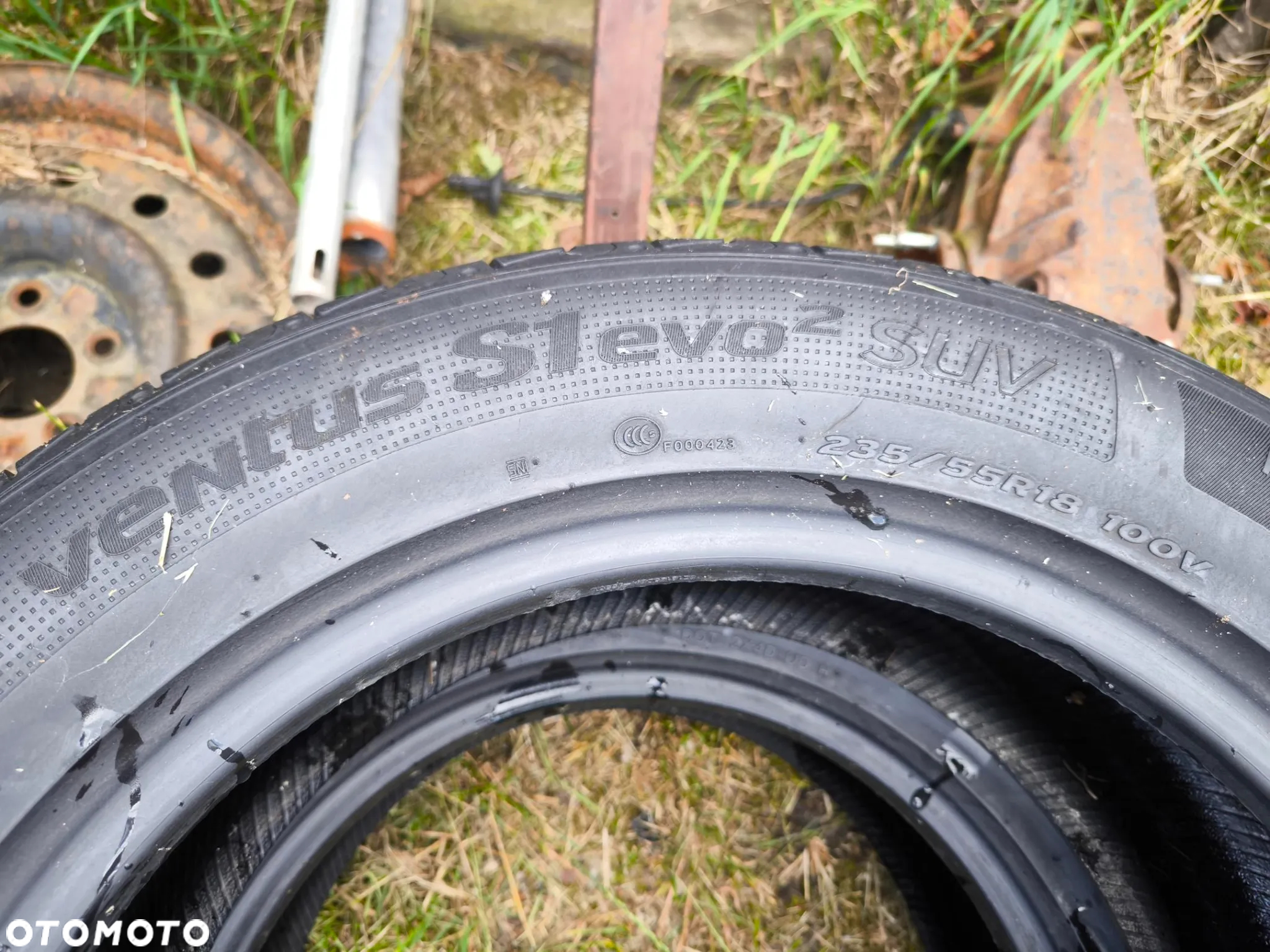 2 sztuki Opony LETNIE 235 55 18 HANKOOK Ventus S1 evo2 SUV Montaż Gratis! Bardzo Ładnie 6,5mm! - 6