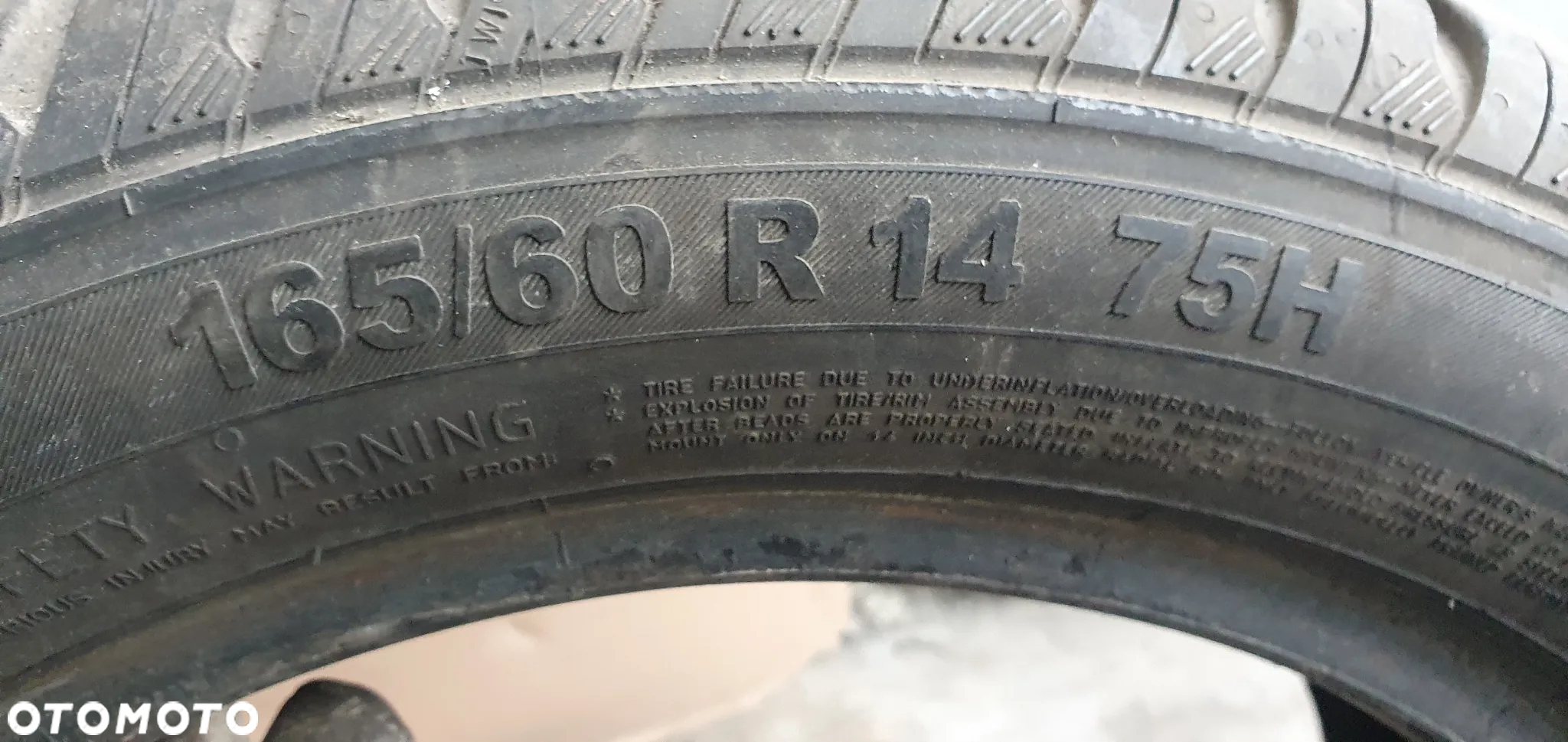 2X Opona Continental ContiEcoContact 3 165/60 R14 5/5mm - 7