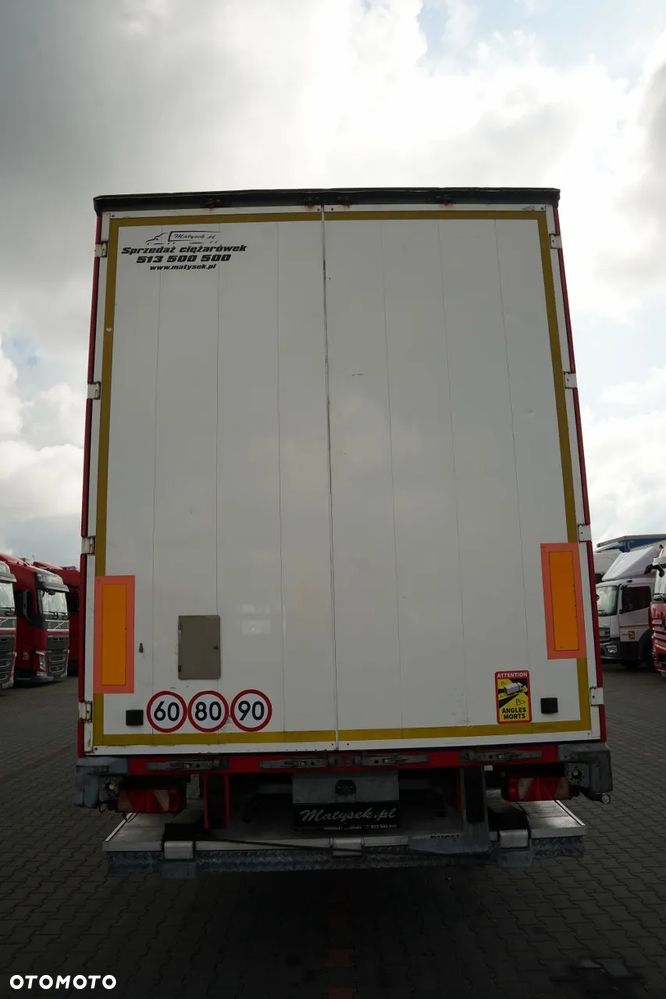 Fruehauf / FIRANKA / PALECIARA / WINDA DHOLLANDIA - 2 000 KG / MOCNA PODŁOGA / OŚ PODNOSZONA / OSIE SAF / - 12
