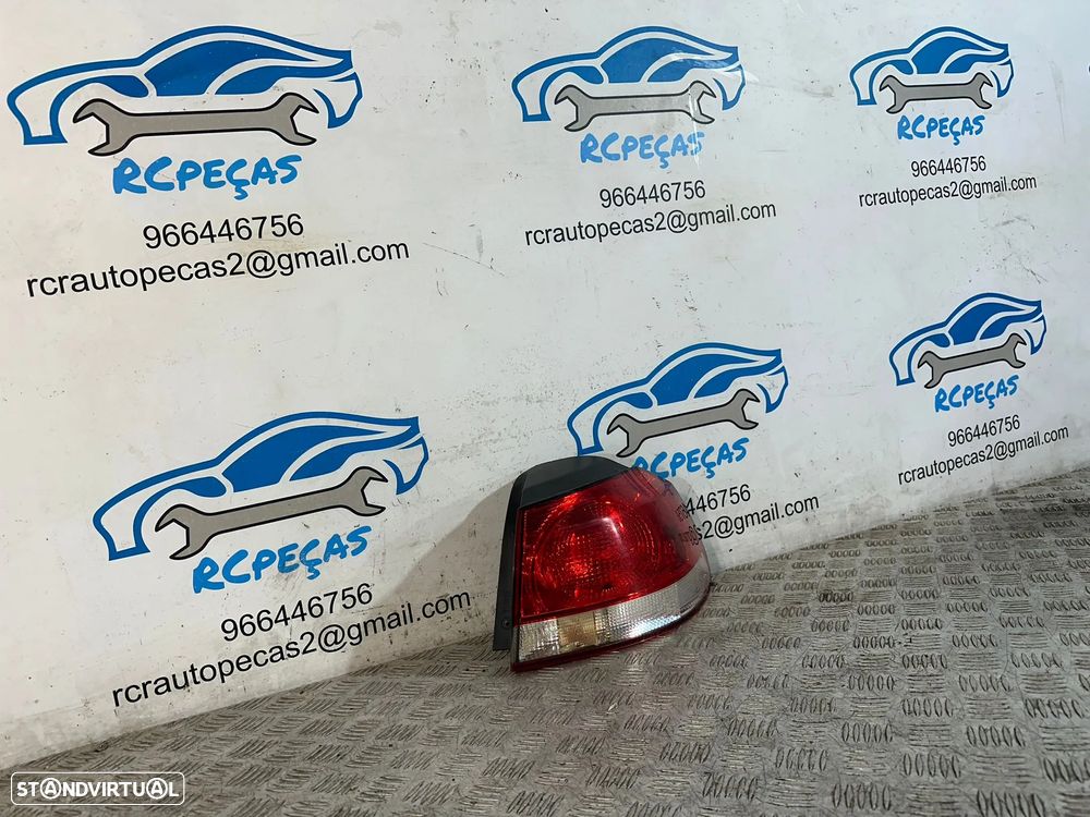 .Conjunto Farolins Tras Traseiro Direito Esquerdo Original Volkswagen VW Golf 6 Mk6 5K0945112 5K0945111 2008 a 2013 - 10