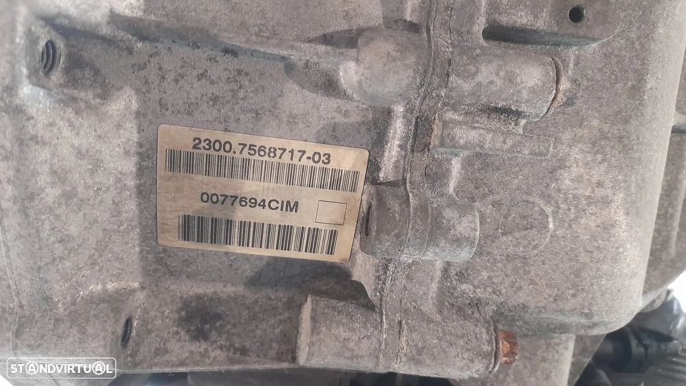 CAIXA VELOCIDADES MANUAL MINI R57 CABRIO 1.6D 16V 110CV 9HZ CIM 23007568717 7568717 GS6-53DG-CIM GS653DG-CIM - 7