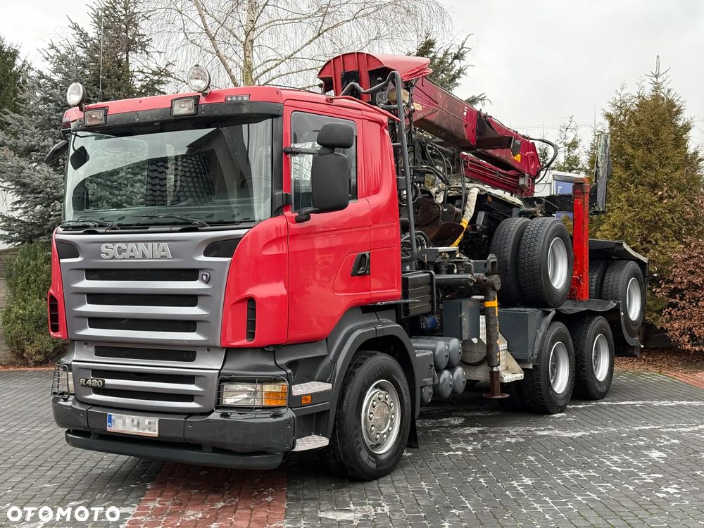 Scania R420=6X4=HDS=DO-DREWNA-DRZEWA=ZESTAW - 1