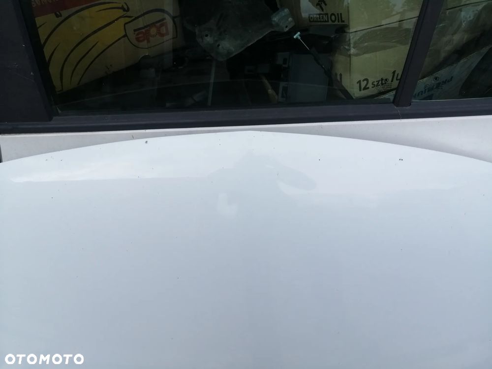 Opel Corsa D maska bez korozji kolor biały kod lakieru Z474 z zawiasami - 4