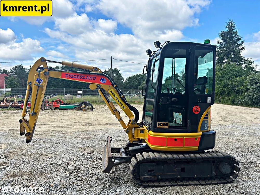 Komatsu PC 26 MR-3 MINI-KOPARKA 2021R | JCB 8015, 8016, 8018, 8025, 8030, YANMAR SV 15, CAT 302.5, 302.4, 303, 303.6, 301.6, 301.8, KUBOTA U27 - 15