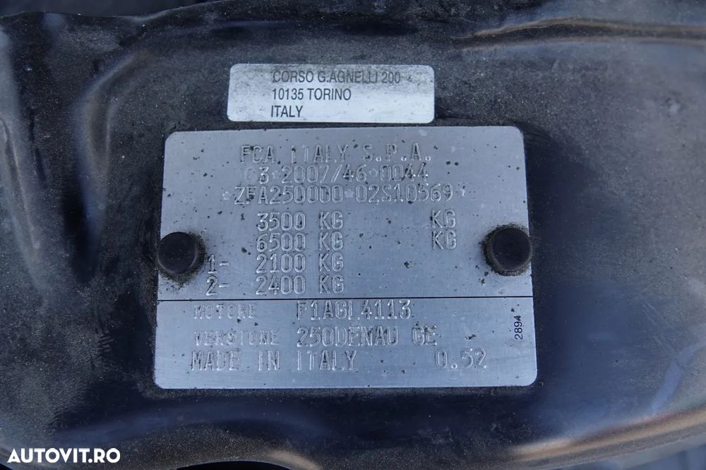 Fiat DUCATO MAXI / CONTAINER / 750 KG LIFT / GVWR: 3500 KG / MANUAL / 2021 - 37