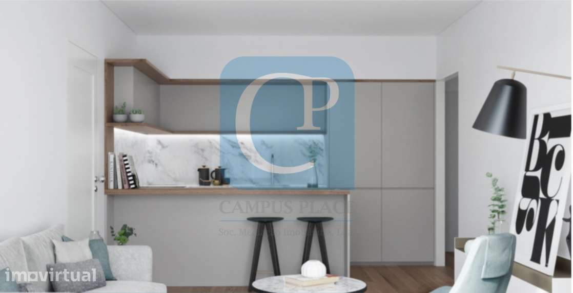 Apartamento T1 com varanda, em construção - Cedofeita - Grande imagem: 2/12