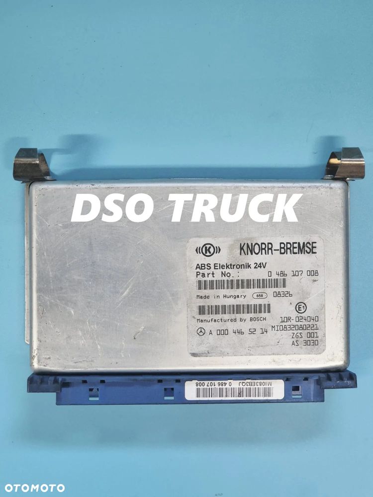 0486107008 A0004465214 KOMPUTER STEROWNIK ABS KNORR-BREMSE MERCEDES ACTROS MP4 - 1