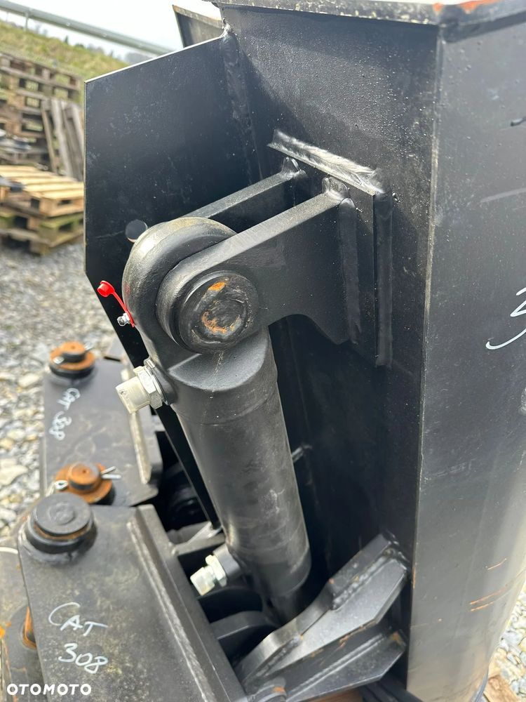 Łyżka skarpowa hydrauliczna CAT 308 Caterpillar z sworznie, węże - 6