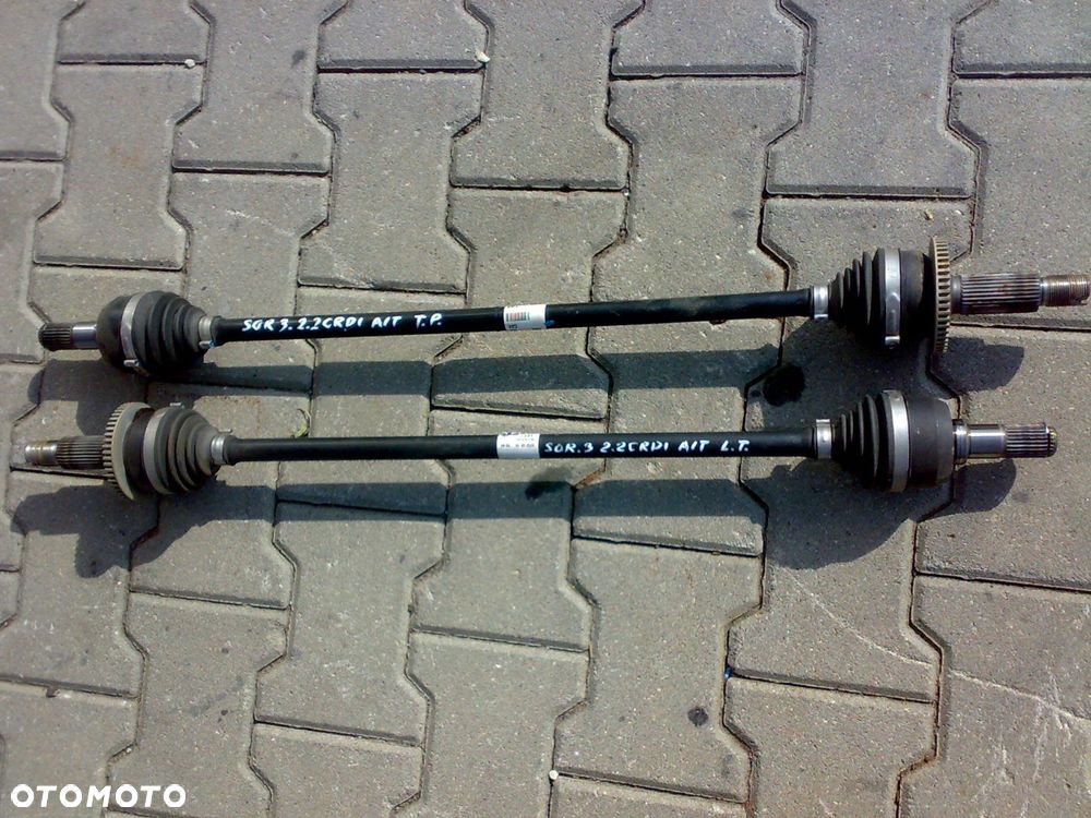 kia sorento ii 2009 2015 półoś tylna tył przegub 2.2crdi - 1