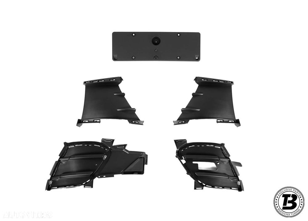 Pachet Exterior compatibil cu Mercedes S Class W223 Shadow Design - 22