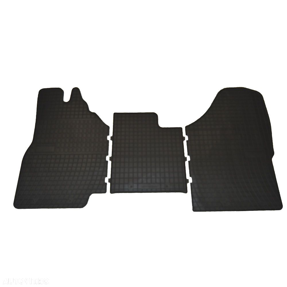 Set covorase auto din cauciuc Iveco Daily IV 2014- culoare Negru, presuri BestAutoVest, 3 buc. - 1