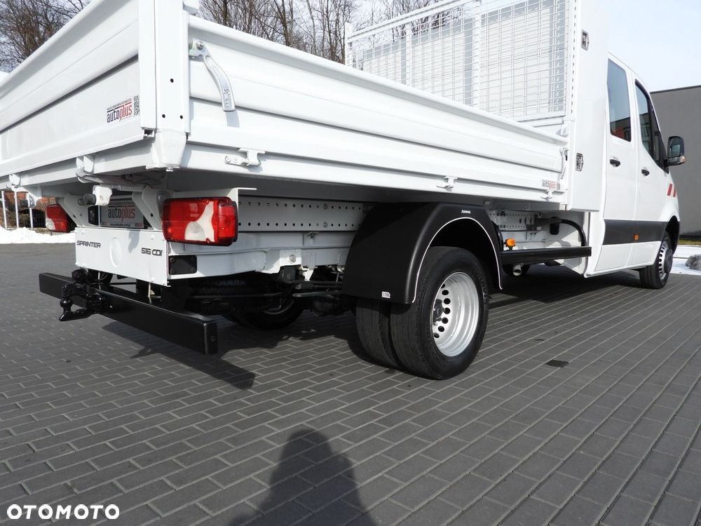 Mercedes-Benz SPRINTER 516 WYWROTKA PODWÓJNA KABINA DOKA 6 MIEJSC TEMPOMAT NAWIGACJA BLIŹNIACZE KOŁA KLIMATYZACJA  160KM - 17